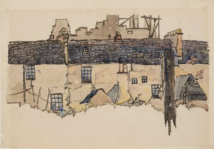 Back of Tenements, Paris
